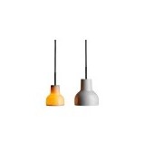 THPG 182251 Lampa wisząca z przepuszczającej światło porcelany 11 cm, z czarnym kablem — zdjęcie 4