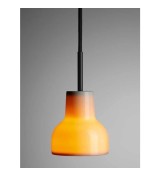 THPG 182251 Lampa wisząca z przepuszczającej światło porcelany 11 cm, z czarnym kablem — zdjęcie 3