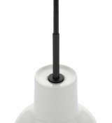 THPG 182252 Lampa wisząca z przepuszczającej światło porcelany 14 cm, z czarnym kablem — zdjęcie 2