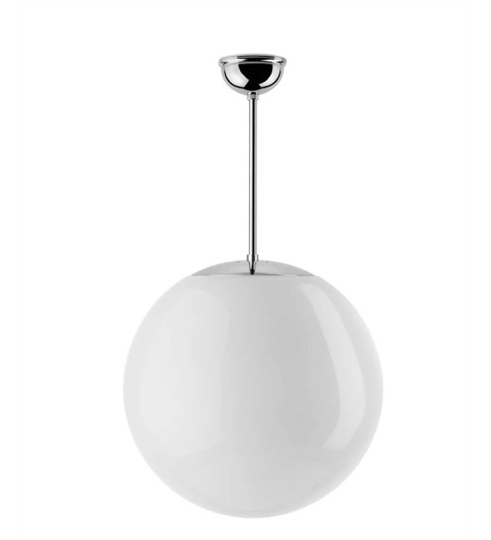 THPG 191003 Klosz kula do lampy wiszącej 30 cm biały wysoki połysk