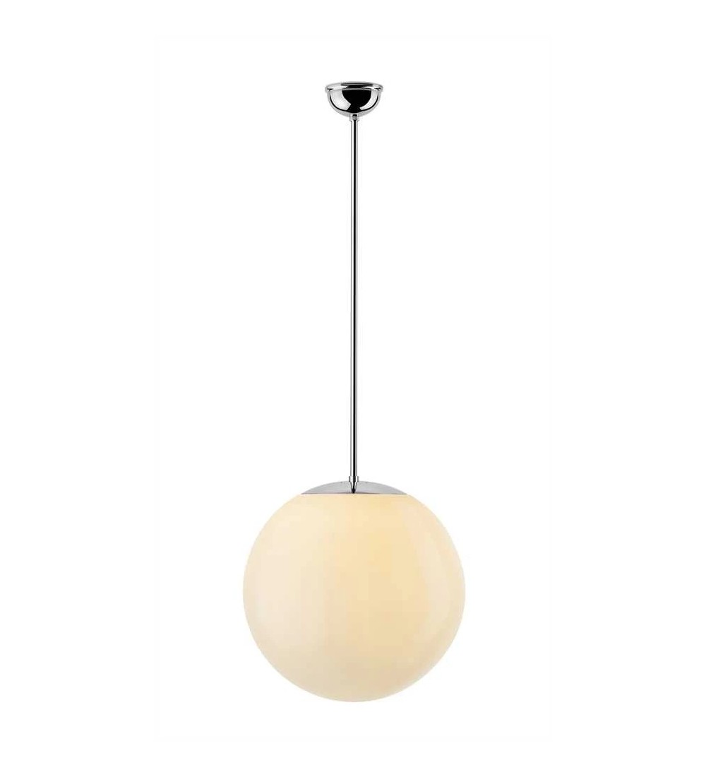 THPG 191003 Klosz kula do lampy wiszącej 30 cm biały wysoki połysk
