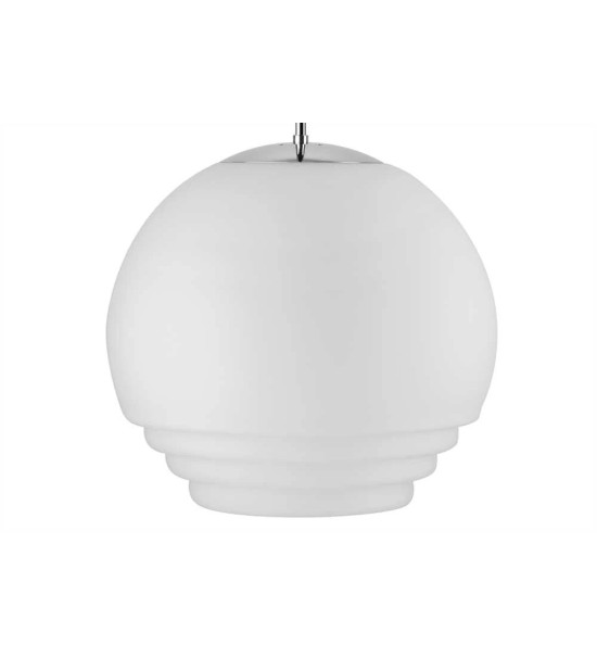 THPG 191008 Klosz schodkowy do lampy wiszącej 35 cm biały satynowy