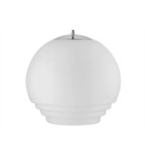 THPG 191008 Klosz schodkowy do lampy wiszącej 35 cm biały satynowy