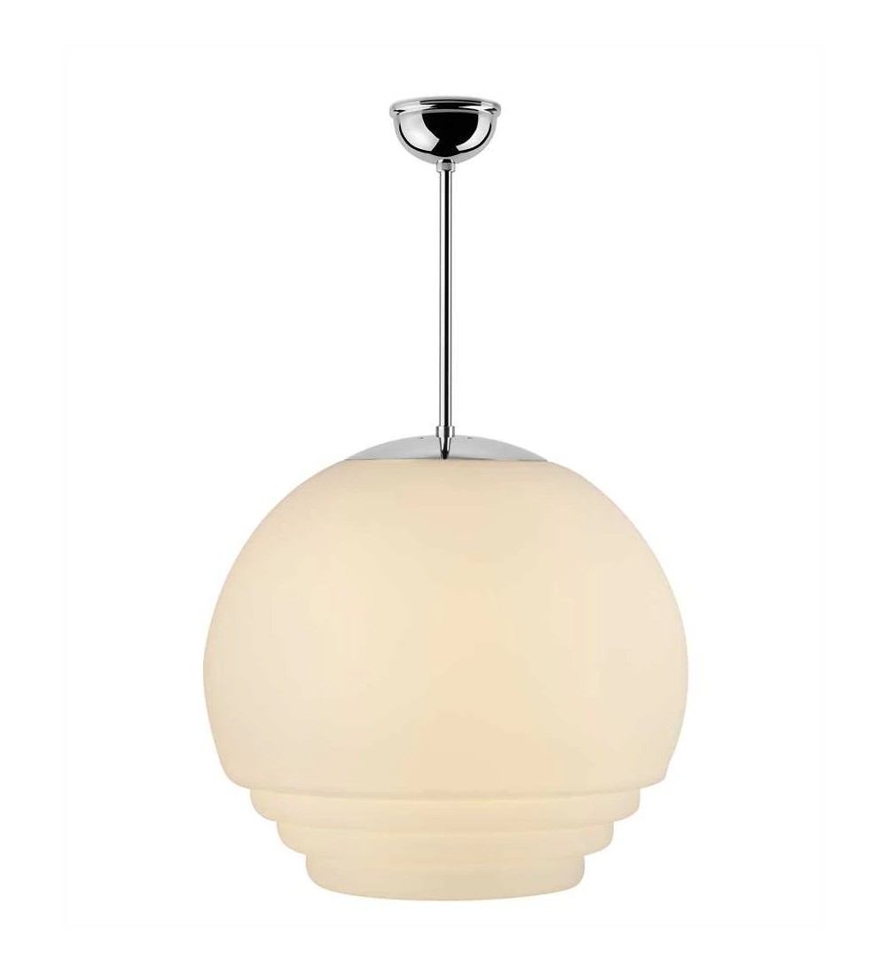 THPG 191008 Klosz schodkowy do lampy wiszącej 35 cm biały satynowy