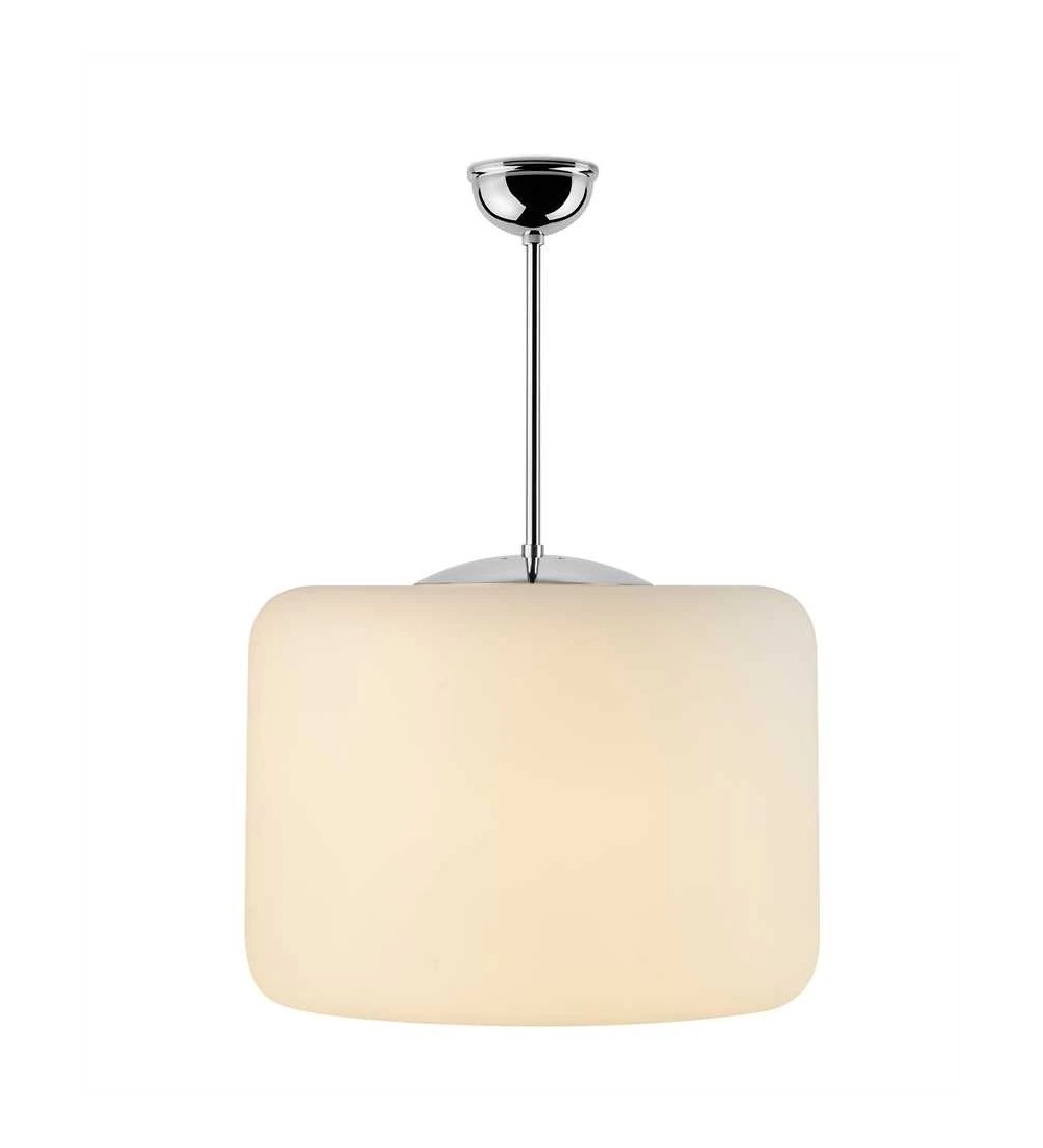THPG 191012 Klosz cylindryczny do lampy wiszącej 35 cm biały satynowy