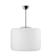 THPG 191012 Klosz cylindryczny do lampy wiszącej 35 cm biały satynowy