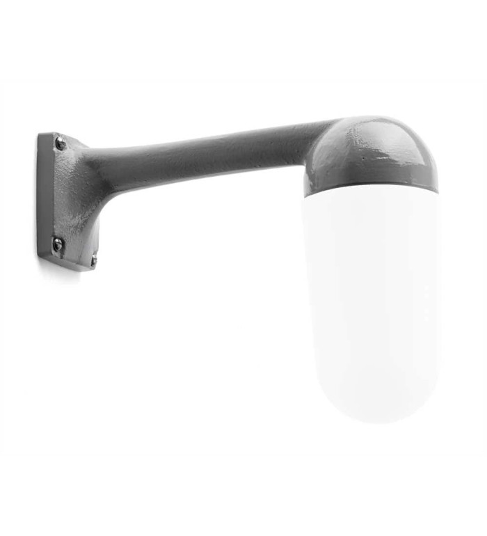 THPG 191101 Ramię ścienne do lampy zewnętrznej z odlewu aluminiowego, 90 stopni, szare