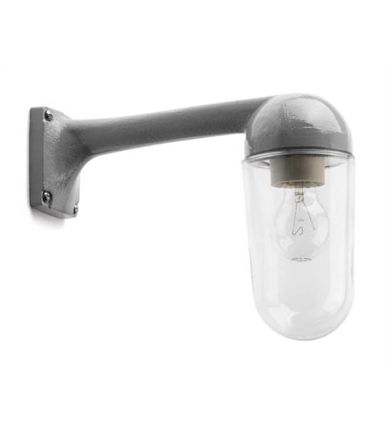 THPG 191101 Ramię ścienne do lampy zewnętrznej z odlewu aluminiowego, 90 stopni, szare