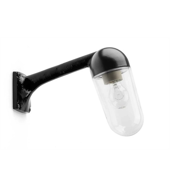 THPG 191106 Ramię ścienne do lampy zewnętrznej z odlewu aluminiowego, 80 stopni, czarne