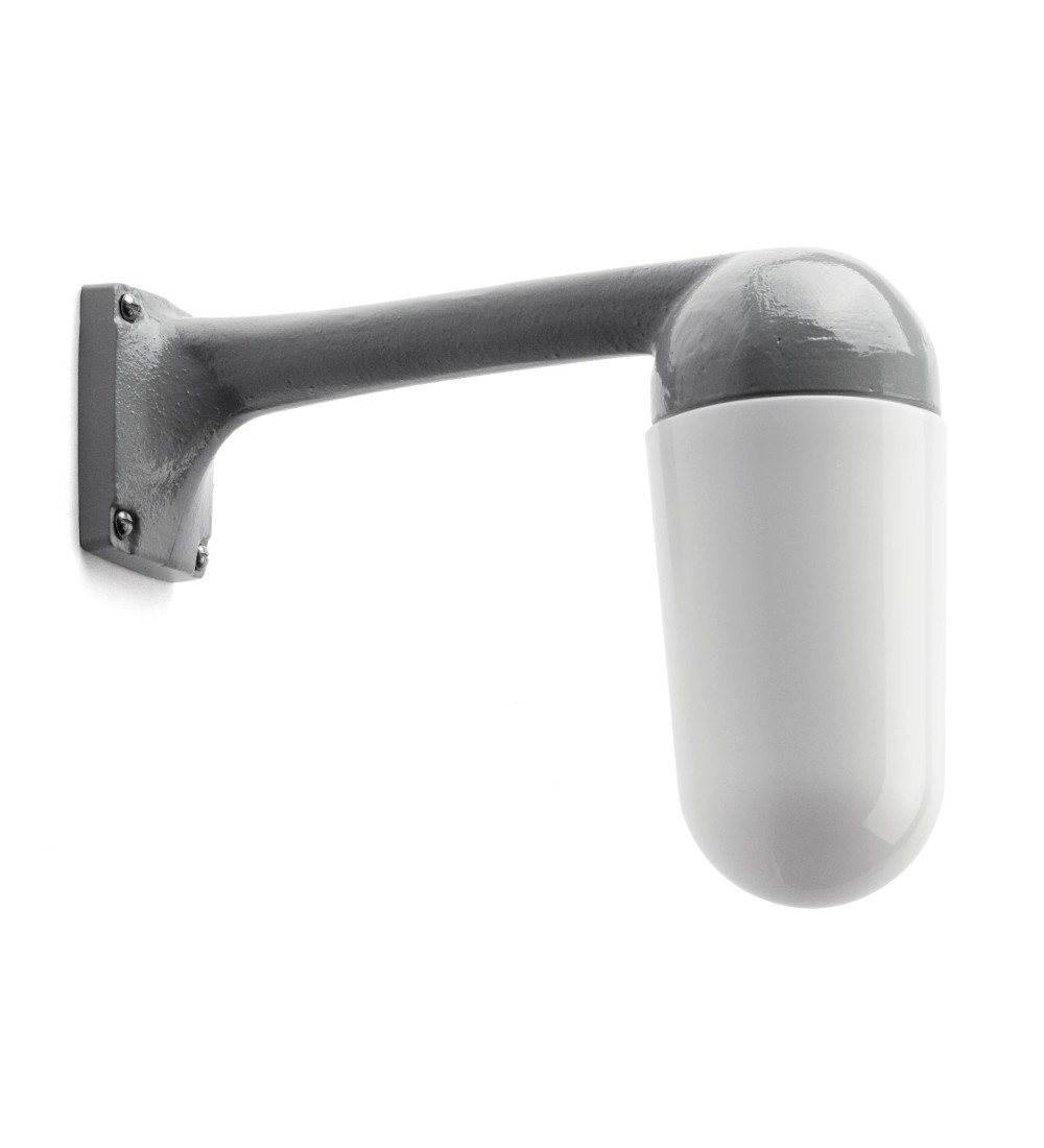 THPG 191110 Klosz cylindryczny opalowy do lampy zewnętrznej z odlewu aluminiowego