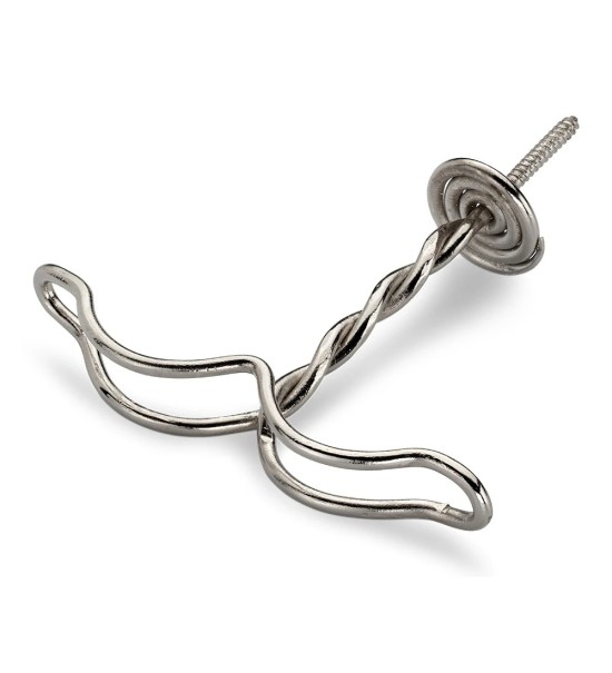 THPG 281361 Podwójny haczyk kotwiczny Kulturbeslag 8136 ze stali niklowanej 64 mm