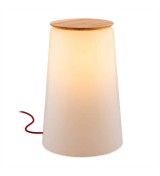 Lampa stołkowa (Hockerleuchte) w stanie zaświeconym.