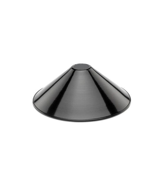 THPG 101258 Klosz MINIMAL z blachy stalowej, stożkowy, czarny