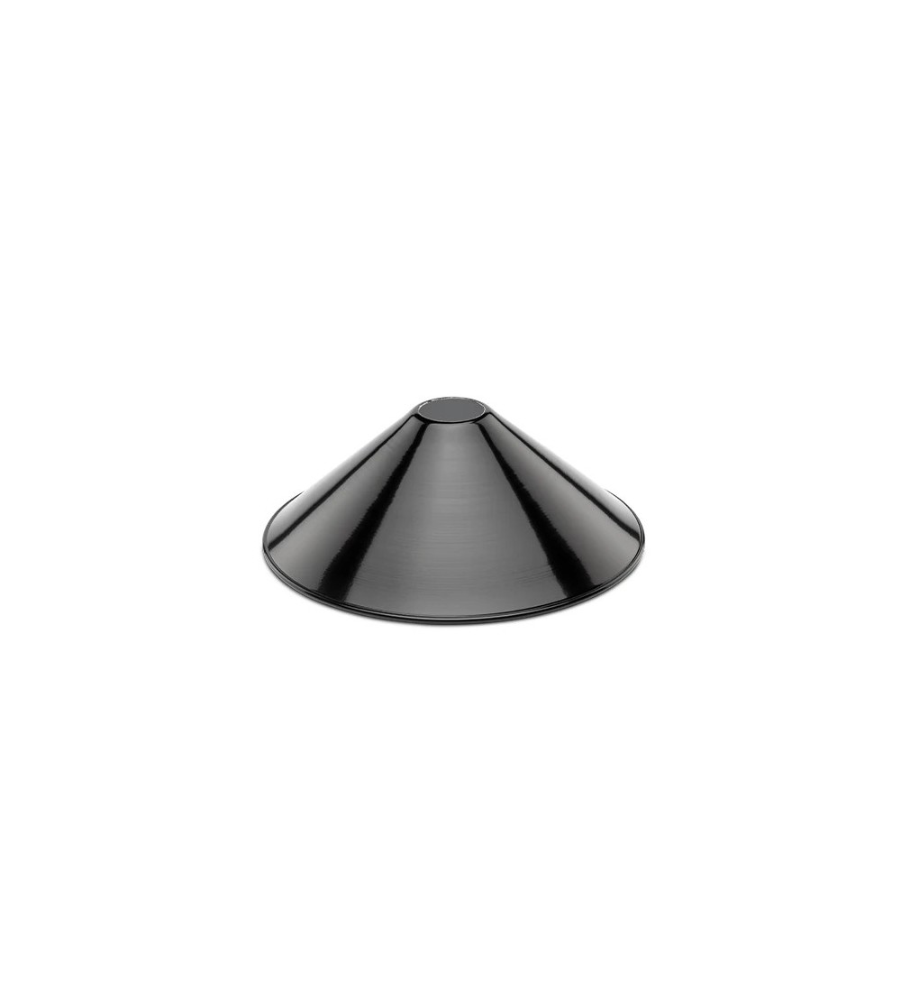 THPG 101258 Klosz MINIMAL z blachy stalowej, stożkowy, czarny