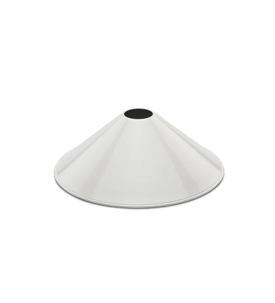 THPG 101259 Klosz MINIMAL z blachy stalowej, stożkowy, biały