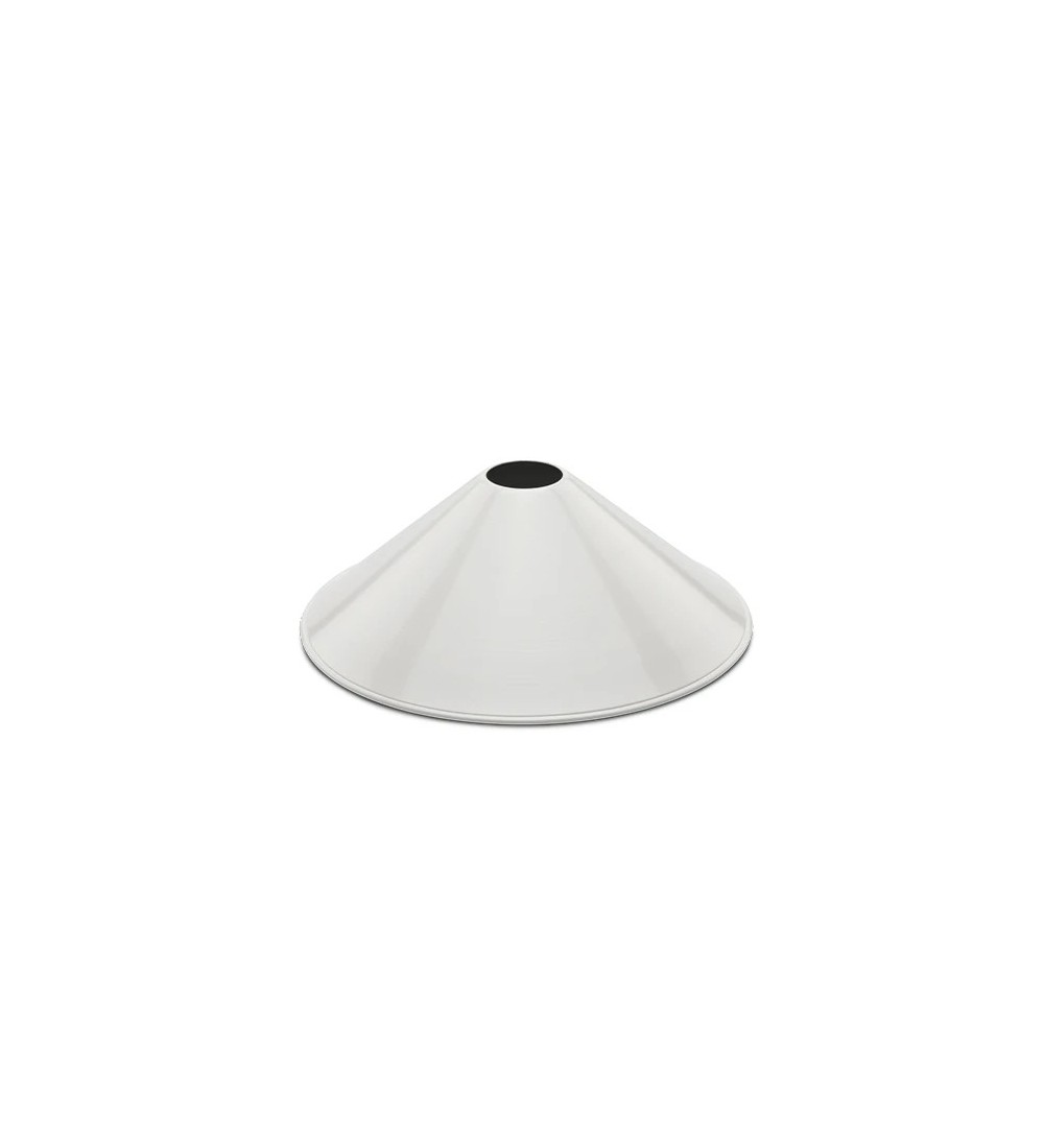 THPG 101259 Klosz MINIMAL z blachy stalowej, stożkowy, biały