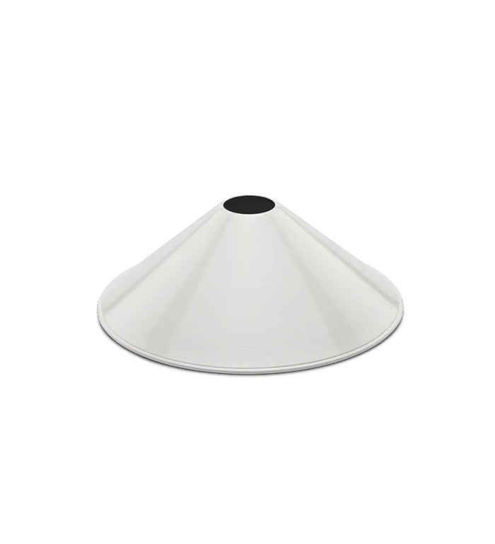 THPG 101259 Klosz MINIMAL z blachy stalowej, stożkowy, biały