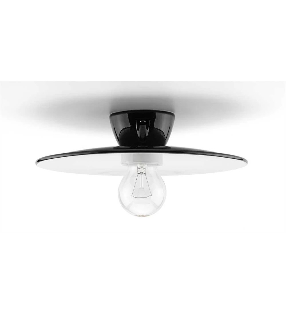 THPG 152655 Oprawa sufitowa MINIMAL z porcelany czarno-białej — zdjęcie 2