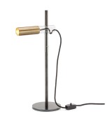 THPG 101870 Lampa wisząca z długim kloszem szklanym, mosiądz — zdjęcie 5