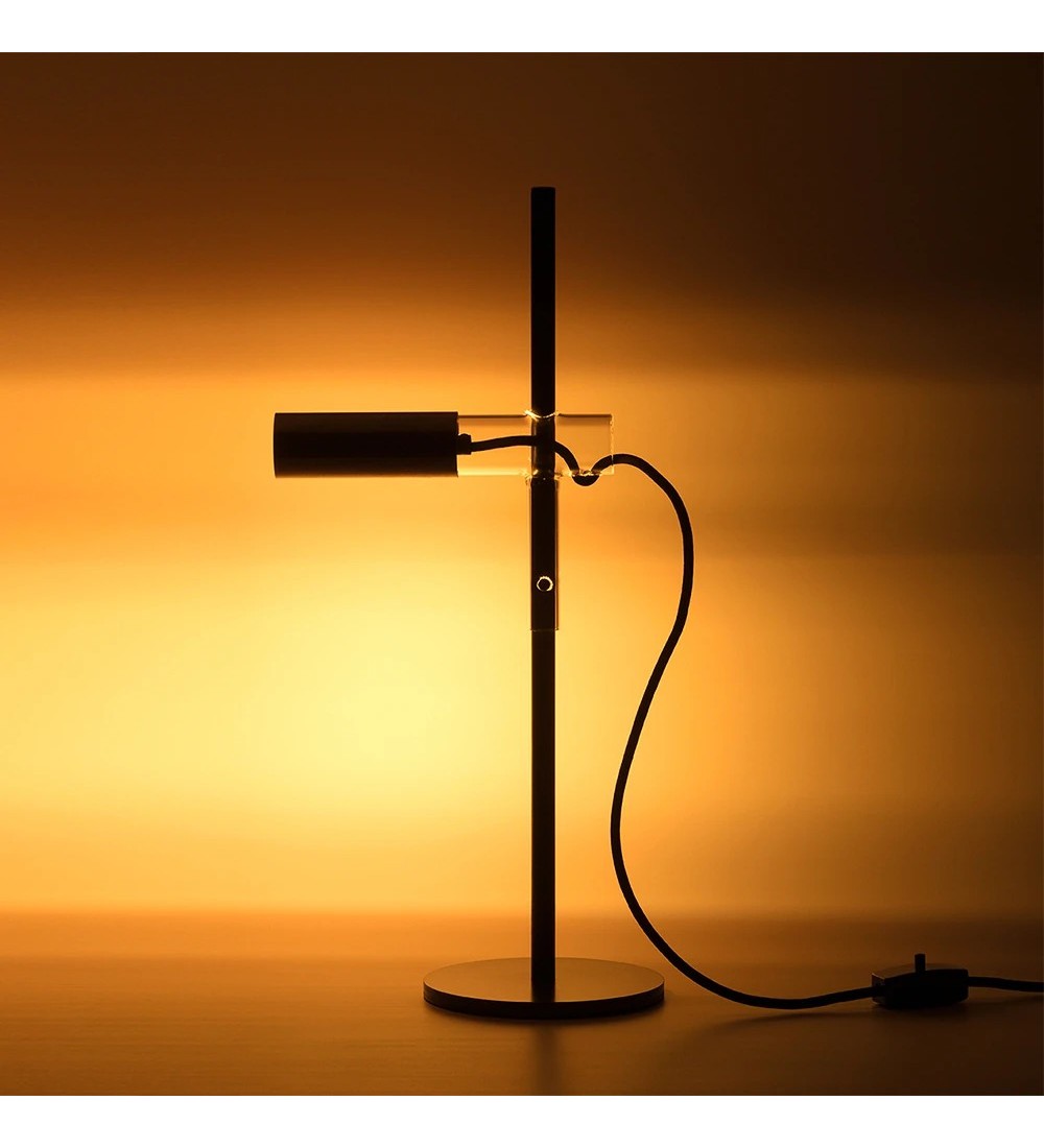 THPG 101870 Lampa wisząca z długim kloszem szklanym, mosiądz — zdjęcie 10