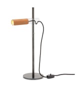 THPG 101871 Lampa wisząca z długim kloszem szklanym, wykończenie skórzane — zdjęcie 2