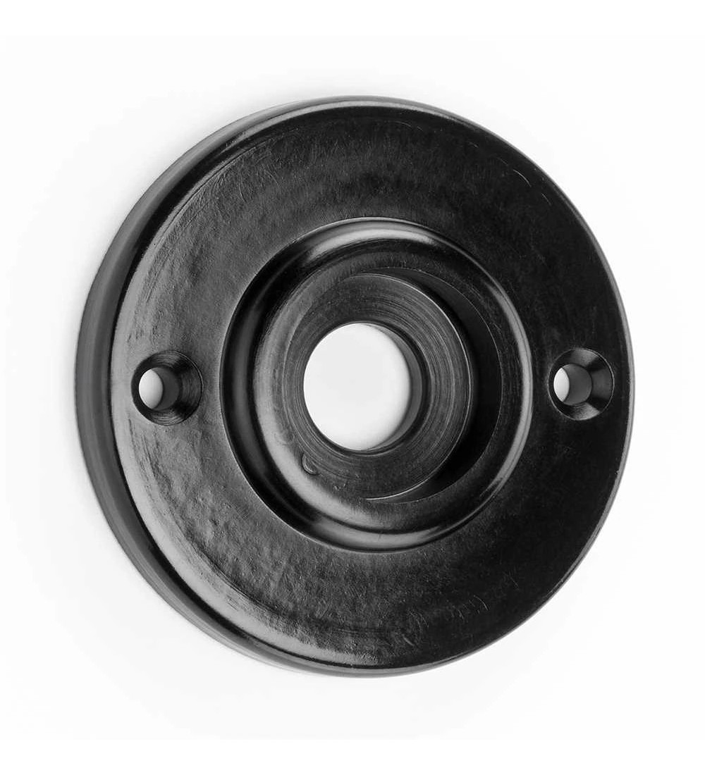 THPG 177420 Rozeta uchwytu okrągła 56 mm Bakelit® czarny (1 para) — zdjęcie 2