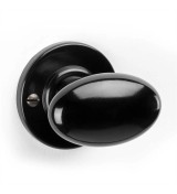 THPG 177420 Rozeta uchwytu okrągła 56 mm Bakelit® czarny (1 para) — zdjęcie 3