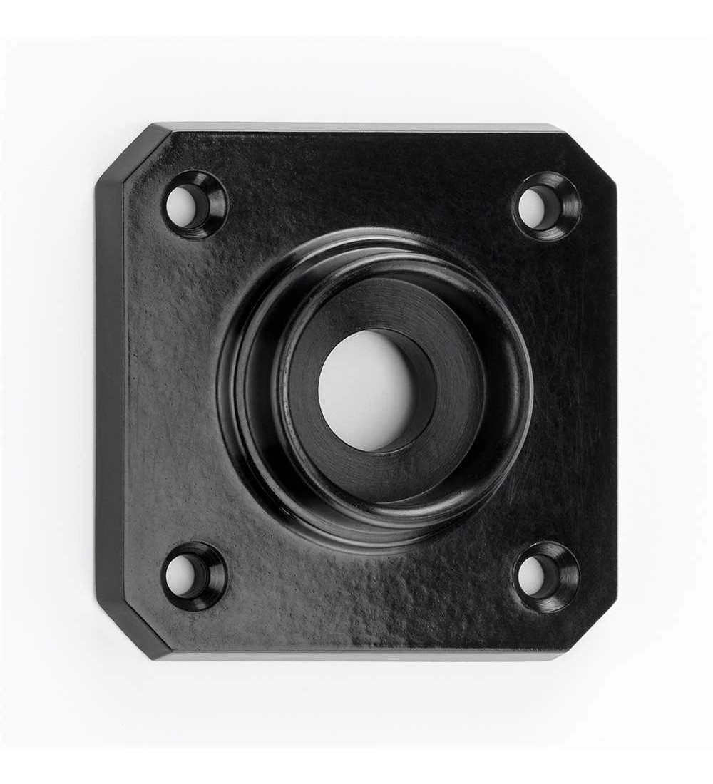 THPG 177422 Rozeta uchwytu kwadratowa 54 mm Bakelit® czarny (1 para) — zdjęcie 2