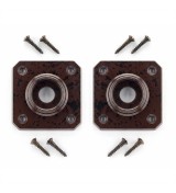 THPG 177423 Rozeta uchwytu kwadratowa 54 mm Bakelit® czerwonobrązowy (1 para)