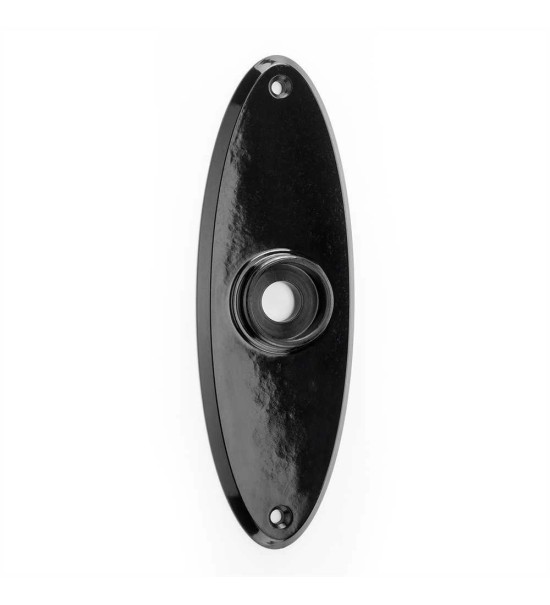 THPG 177424 Szyld drzwiowy owalny 149 mm Bakelit® czarny (1 para) — zdjęcie 2