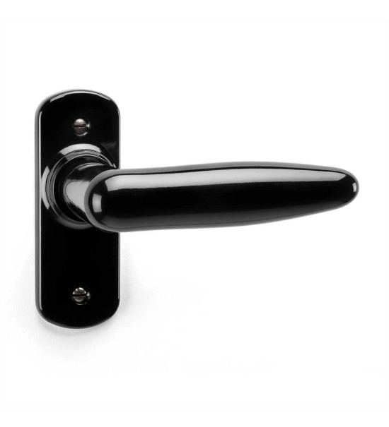THPG 177428 Szyld drzwiowy 100 mm Bakelit® czarny (1 para) — zdjęcie 4