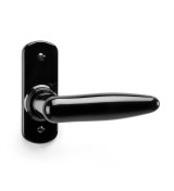 THPG 177428 Szyld drzwiowy 100 mm Bakelit® czarny (1 para) — zdjęcie 3