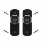 THPG 177428 Szyld drzwiowy 100 mm Bakelit® czarny (1 para)