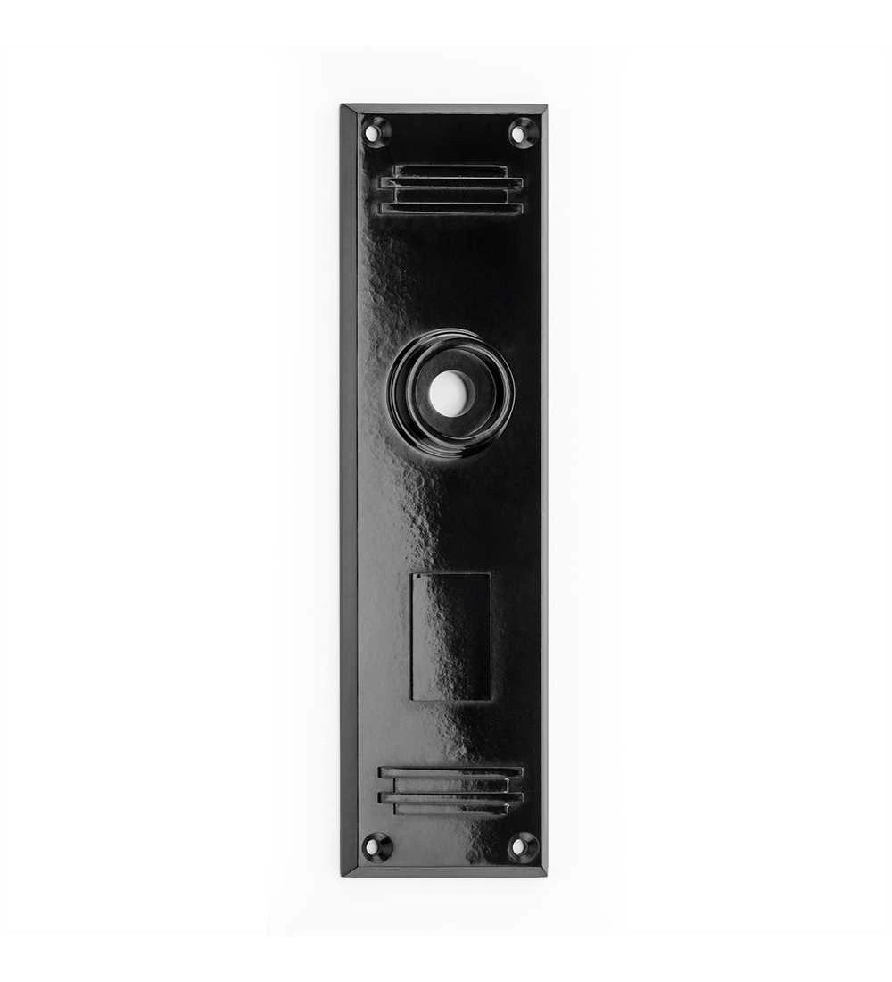THPG 177436 Szyld długi prostokątny 200 mm Bakelit® czarny (1 para) — zdjęcie 2