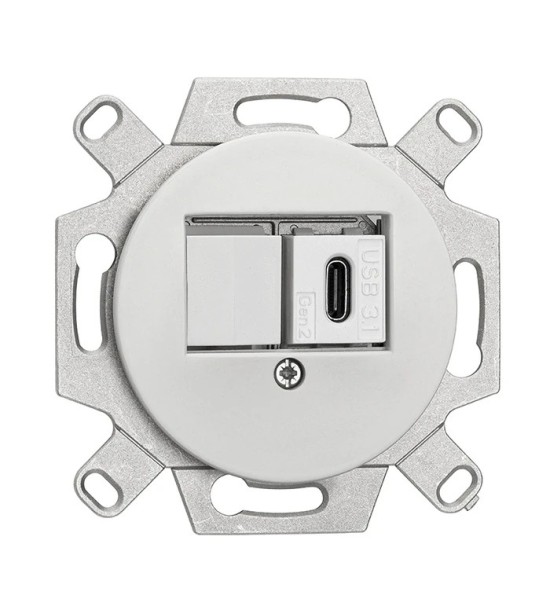 THPG 181984 Gniazdo USB-C 3.1, porcelana biała