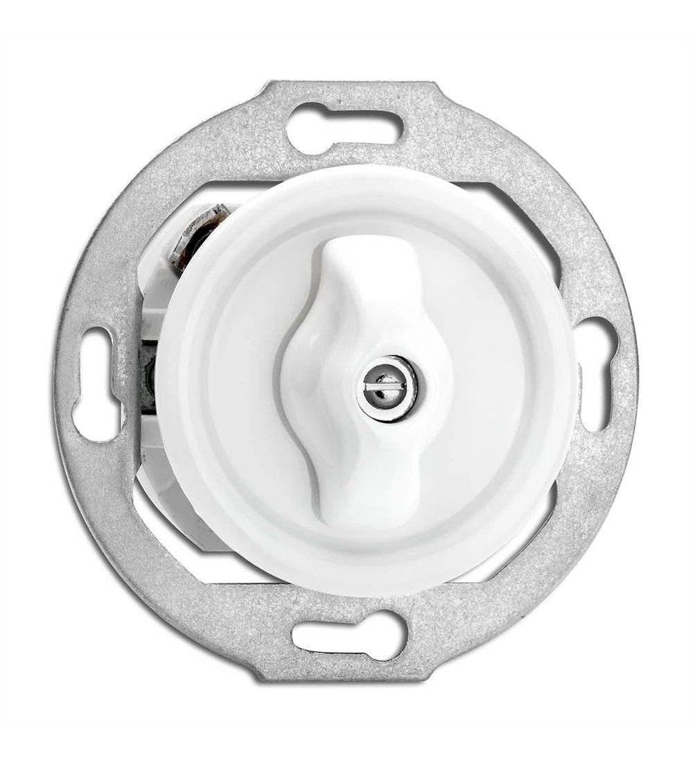 THPG 186894 Włącznik żaluzjowy obrotowy porcelana biała
