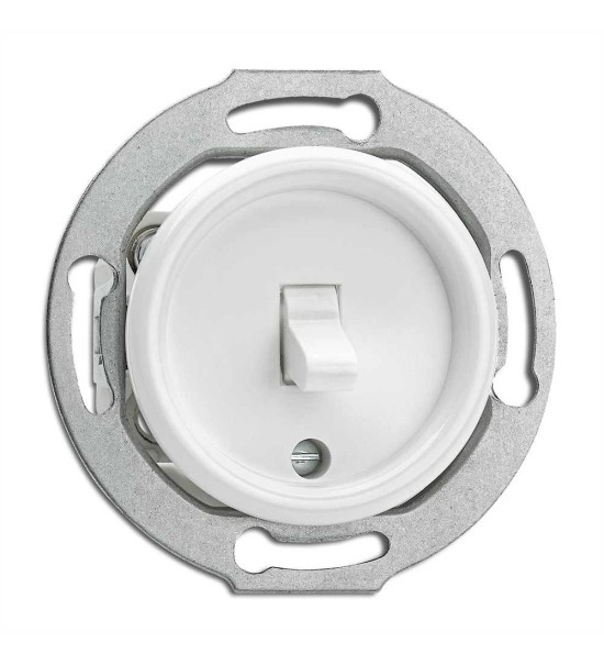 THPG 176406 Włącznik dźwigniowy krzyżowy duroplast biały
