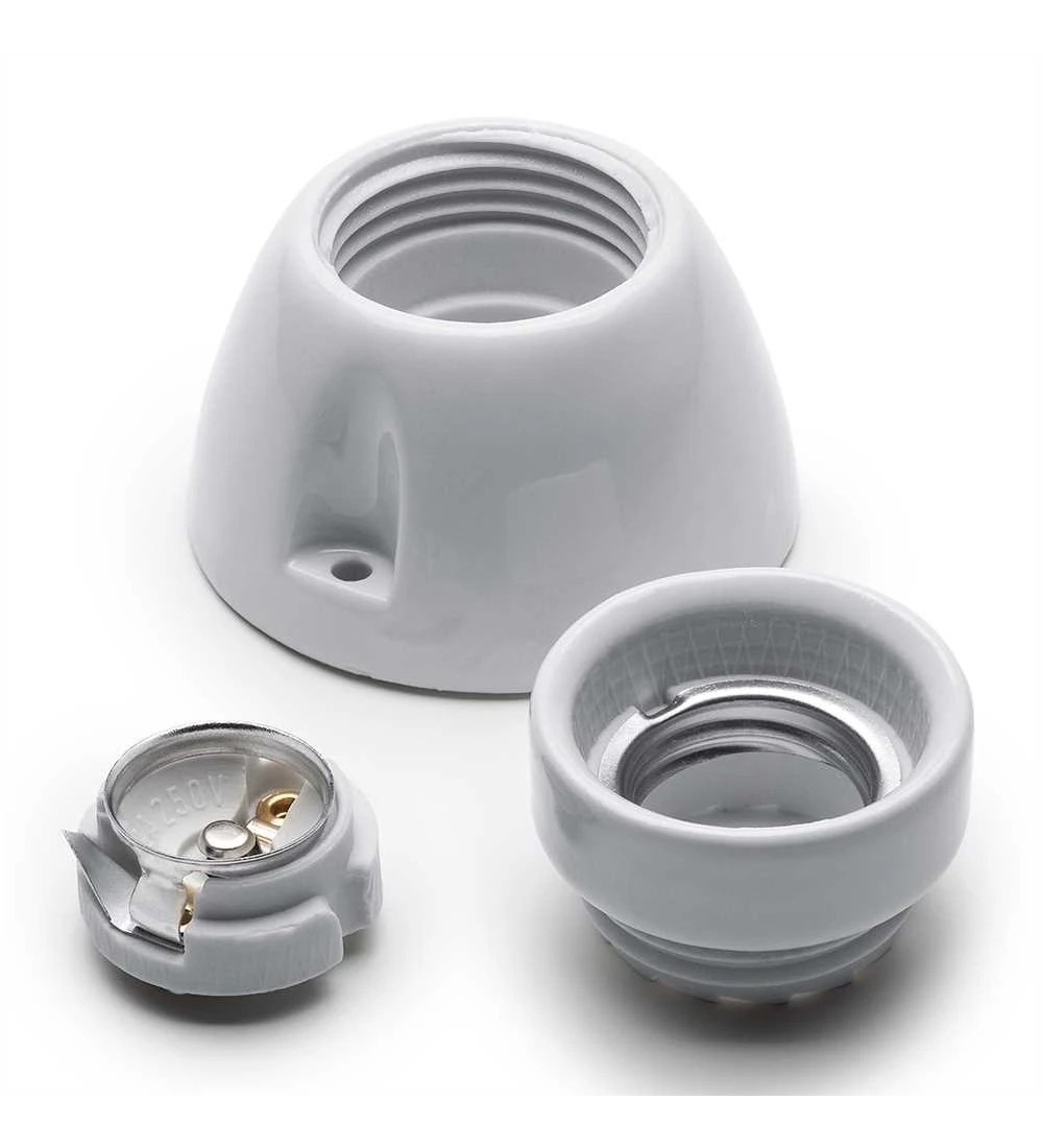 THPG 152643 Oprawa sufitowa porcelanowa Angle45 E27 biały — zdjęcie 4