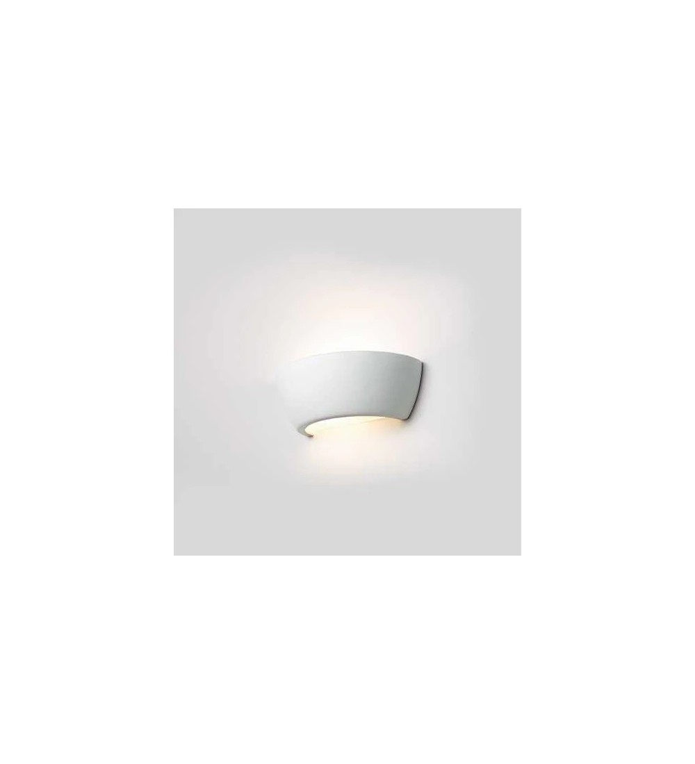 THPG 182419 Lampa ścienna Venetien ceramiczna półokrągła ze szklanym dnem — zdjęcie 2