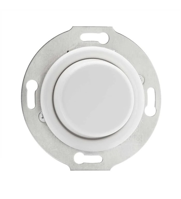 THPG 100412 Ściemniacz obrotowy uniwersalny LED 3W-100W duroplast biały