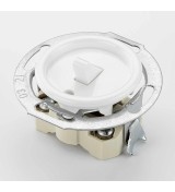 THPG 176405 Włącznik dźwigniowy pojedynczy/schodowy duroplast biały — zdjęcie 6