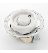 THPG 173074 Włącznik krzyżowy klawiszowy porcelana biała — zdjęcie 3