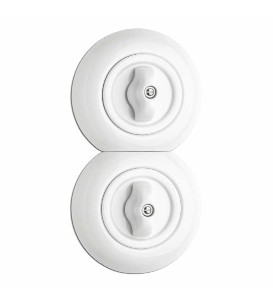 2 x Łącznik obrotowy 186879 + 2 x Ramka 173088