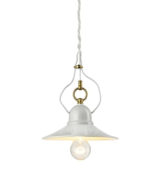 THPG 101181 Lampa wisząca z porcelany z kloszem porcelanowym — zdjęcie 2