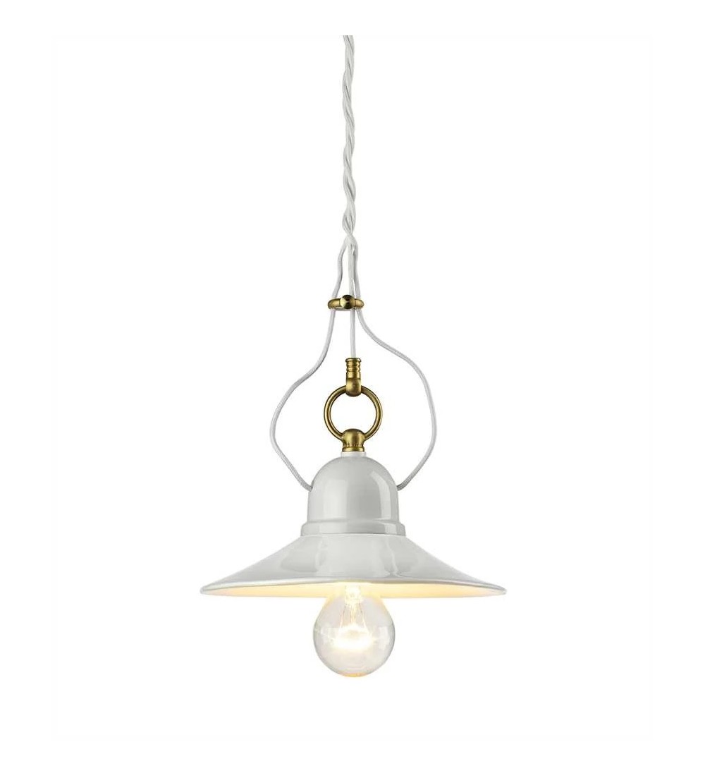 THPG 101181 Lampa wisząca z porcelany z kloszem porcelanowym — zdjęcie 2