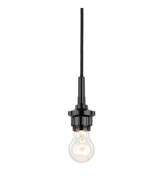 THPG 101191 Lampa wisząca MINIMAL z bakelitu, kołnierz 58 mm — zdjęcie 3