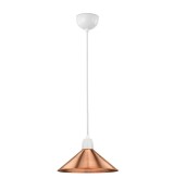 Lampa wisząca 101178 + Klosz miedziany 101214
