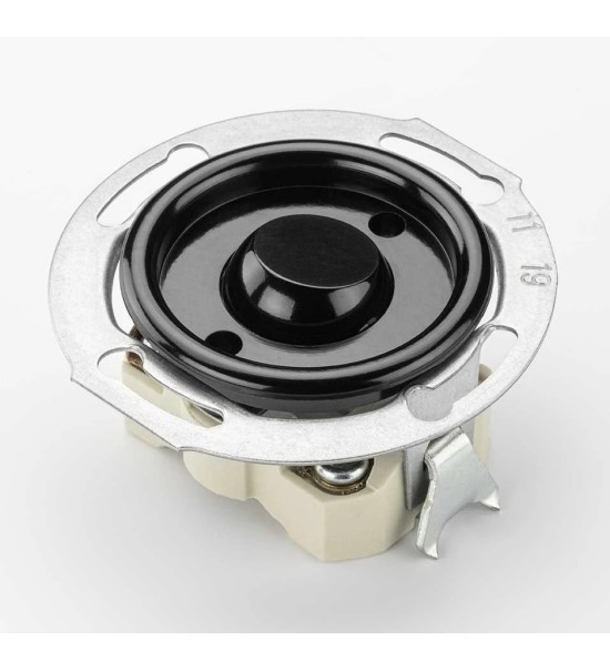 THPG 173112 Włącznik pojedynczy / schodowy klawiszowy bakelit czarny — zdjęcie 3