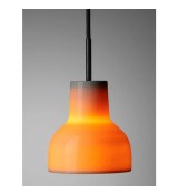THPG 182252 Lampa wisząca z przepuszczającej światło porcelany 14 cm, z czarnym kablem — zdjęcie 3