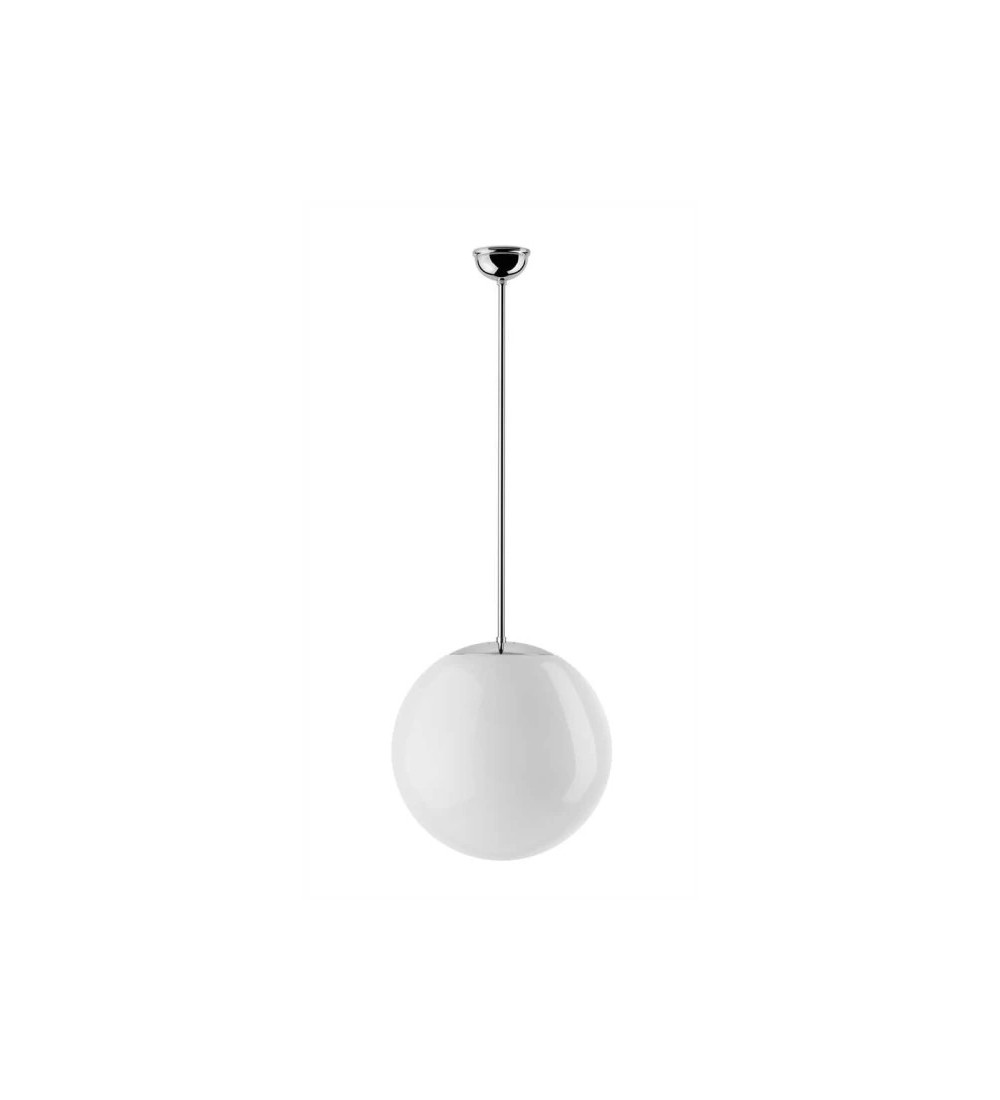 THPG 191003 Klosz kula do lampy wiszącej 30 cm biały wysoki połysk